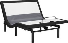 Sierra Sleep® by Ashley® Best Base Charcoal Gray Queen Adjustable Base with Lumbar and Audio