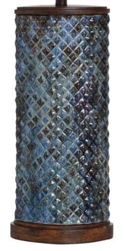 StyleCraft Blue Opal Table Lamp-2