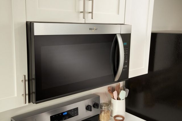 Whirlpool® 1.7 Cu. Ft. Stainless Steel Over the Range Microwave-8