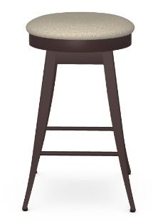 Amisco Customizable Grace Upholstered Swivel Counter Stool-1