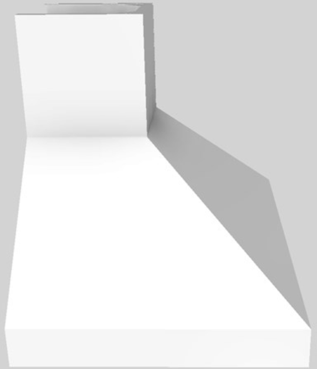 Vent-A-Hood® 36" White Euro-Style Wall Mounted Range Hood-1