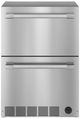 Thermador® Freedom® 24'' 4.3 Cu. Ft. Stainless Steel Combo Drawer Refrigerator/Freezer-0