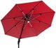 Furniture of America® Xico Red Aluminum/Fabric Outdoor Patio Umbrella-0