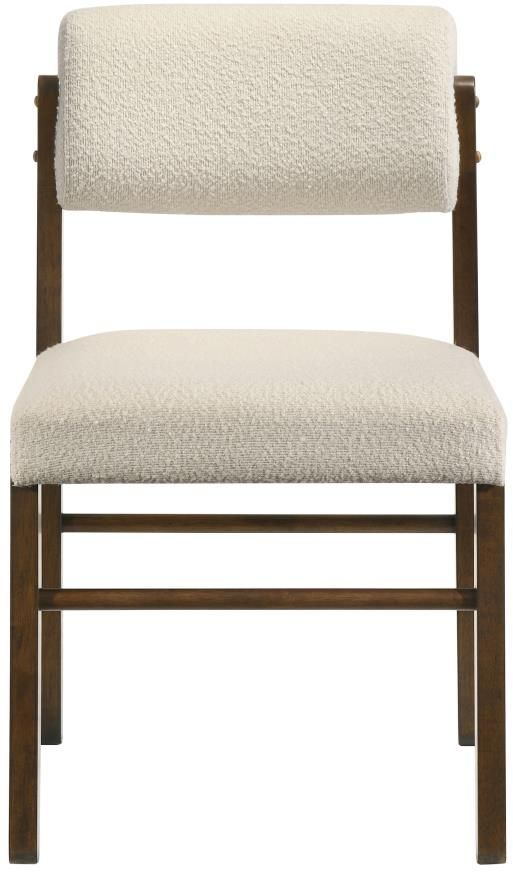 Coaster® Kehoe 2-Piece Cream/Walnut Dining Side Chair Set-4