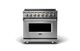 Viking® 5 Series 36" Stainless Steel Pro Style Induction Range-0