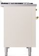 Ilve® Nostalgie II Series 48" Antique White Pro Style Dual Fuel Range-3