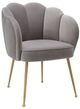 TOV Furniture Peony Grey Velvet Dining Chair-0