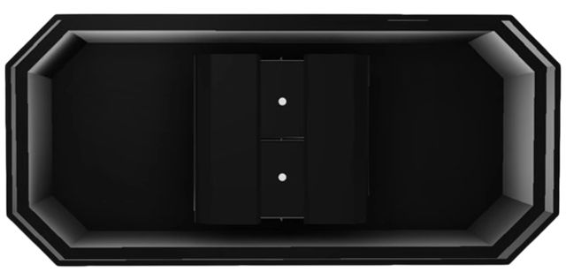 Vent-A-Hood® Designer Series 66" Black Island Range Hood-2