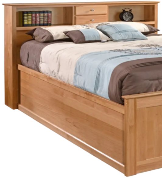 Archbold Furniture Customizable Shaker Queen Bookcase Bed-1
