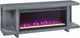 aspenhome® Latitude Deep Indigo 67" Open Fireplace Console-1