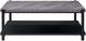 New Classic® Home Furnishings Linea 3-Piece Black/Dark Gray Occasional Table Set-2