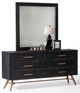 VIG Furniture Nova Domus Tabitha Dark Brown Mirror -1