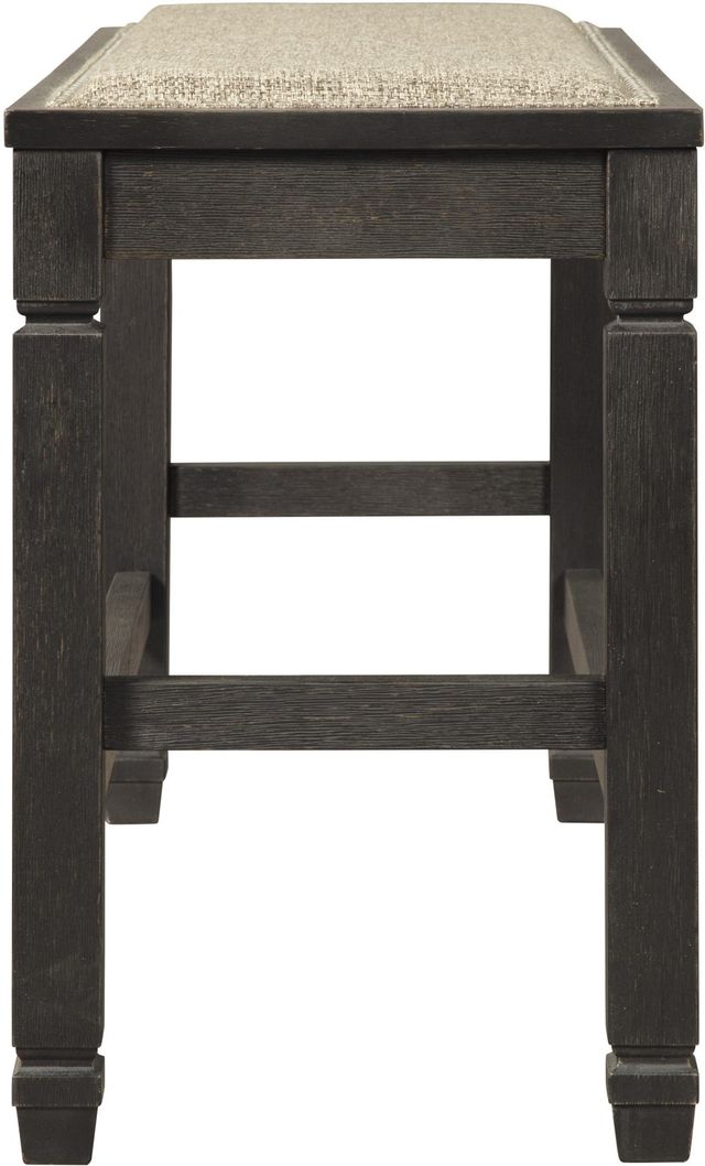 Signature Design by Ashley® Tyler Creek Antique Black Counter Height Dining Bench-2