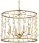 Currey & Company Clear/Gold Adagio Chandelier-2