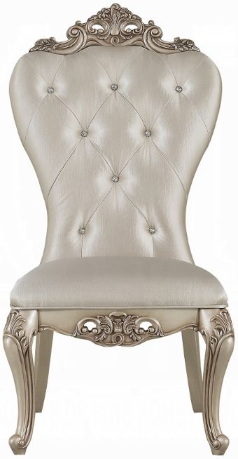 ACME Furniture Gorsedd 2-Piece Cream Side Chair-2