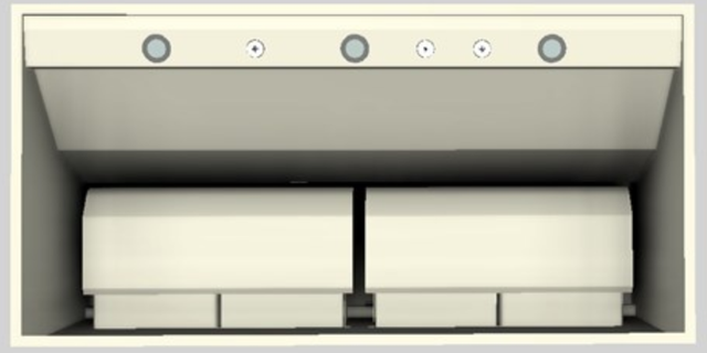 Vent-A-Hood® 48" Biscuit Wall Mounted Range Hood-3