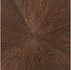 Elements International Terri Warm Walnut Coffee Table with Dark Base-3