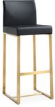 TOV Furniture Denmark Black Gold Set Of 2 Steel Bar Stool-0