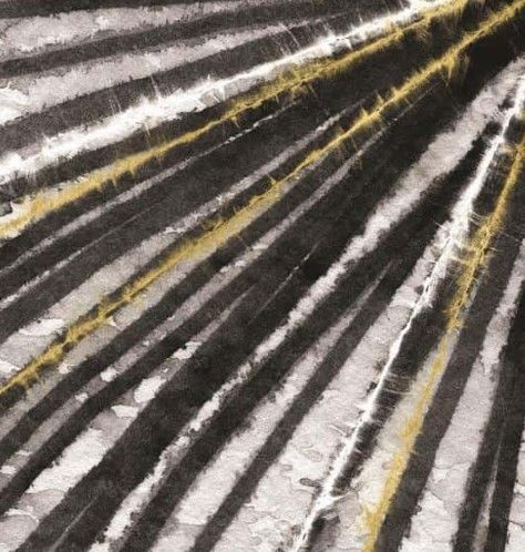 Classy Art Black/Gold Spinning by Linda Woods Wall Art-1