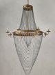 Currey & Company Lucien French Gold Leaf/Iron Chandelier-2
