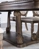 Furniture of America® Seven Oaks Weathered Oak Dining Table-5