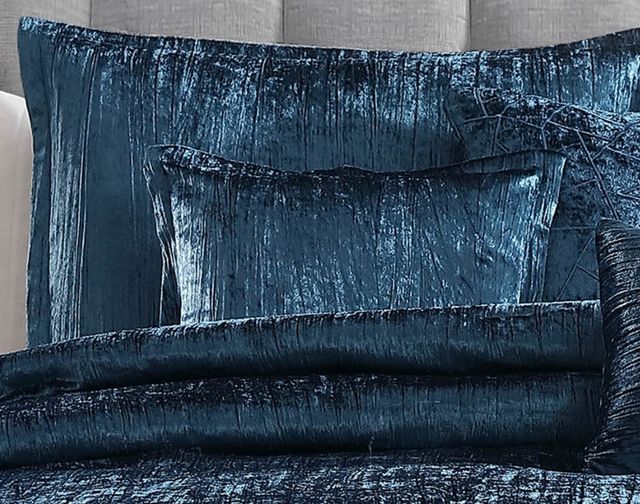 Hallmart Collectibles Taos Blue 7-Piece Queen Comforter Set-2