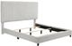 Legends Home Bridger Minky Stone King Upholstered Panel Bed-0