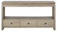 Magnussen Home® Conrad Stone Harbor Gray Rectangular Sofa Table-1
