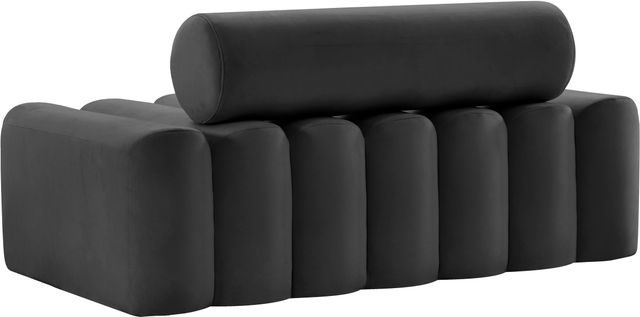 Meridian Furniture Melody Grey Velvet Loveseat-2