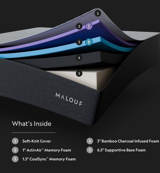 Malouf™ Neve 12" Memory Foam Plush Tight Top Full Mattress in a Box-2