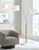 Signature Design by Ashley® Valo Gold Arc Lamp-1