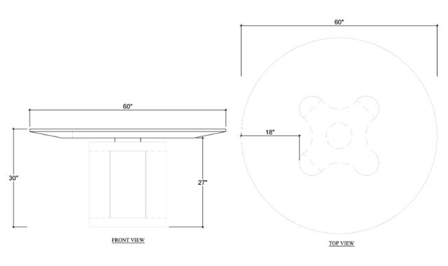 Bramble Customizable Victoria Dining Table-1