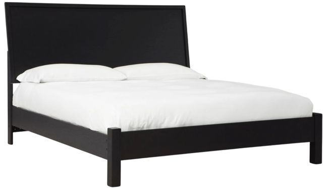 Signature Design by Ashley® Danziar Black Queen Panel Bed-0
