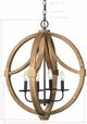 Forty West June Medium Brown Chandelier-1