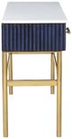 Fairfield® Harper White Console Table with Brass Base-2