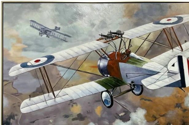 Stylecraft Biplane Wall Art-1