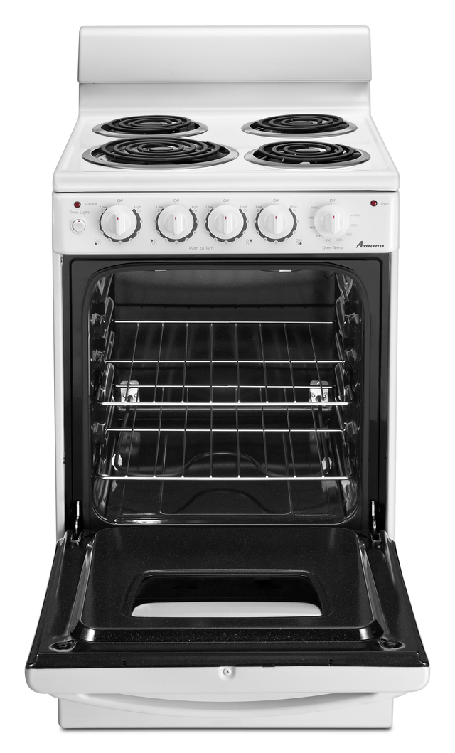 Amana® 20" White Freestanding Electric Range-2