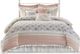Olliix by Madison Park 9 Piece Blush King Dawn Cotton Percale Comforter Set-0