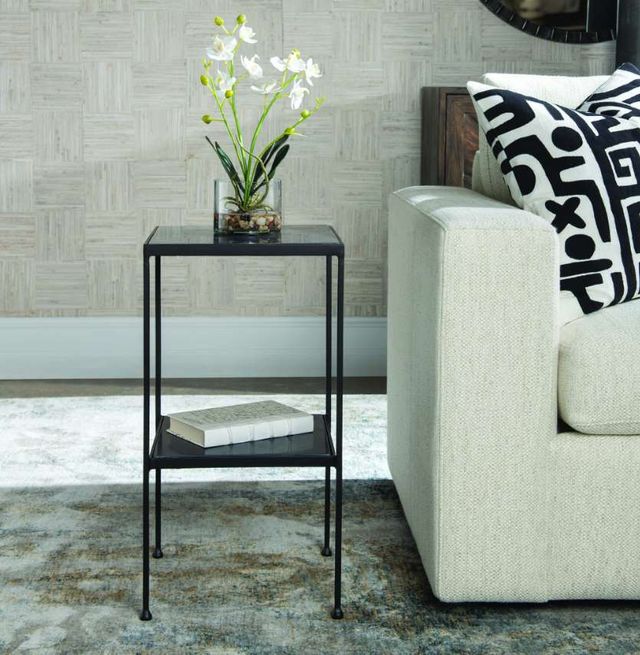 Uttermost® Sherwood Matte Black Accent Table-1