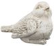 A & B Home Weathered White Large Bird Figurine-0