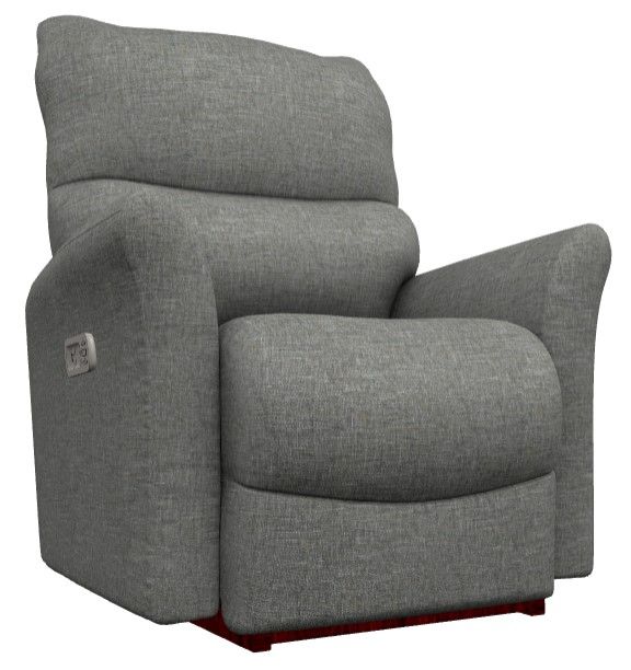 La-Z-Boy® Rowan Charcoal Power Rocking Recliner with Headrest and Lumbar-0