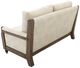 International Furniture Direct Xel-Ha II Dark Hay Brown/Ivory Loveseat-3