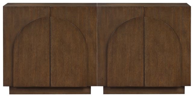 Meridian Furniture Navona 2-Piece Brown Walnut Sideboard Set-1
