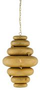 Currey & Company Bee My Honey Antique Brass Chandelier-0