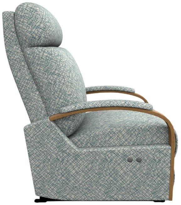 Best® Home Furnishings Customizable Kinetix Power Space Saver Recliner with Honey Birch Legs-2