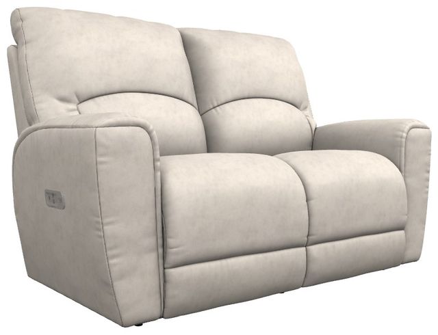La-Z-Boy® Cassian Oyster Power Reclining Loveseat with Headrest-0
