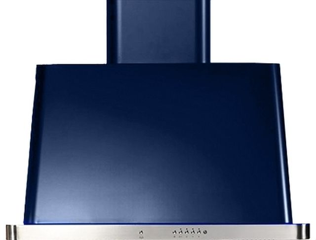 Ilve® Majestic II Series 30" Midnight Blue Wall Mount Convertible Hood-0