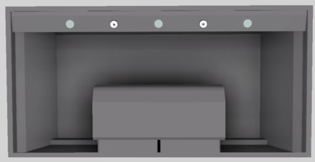 Vent-A-Hood® Designer Series 48" Gunsmoke Wall Mounted Range Hood-1