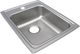 Elkay Lustertone® Classic Lustrous Satin 17" x 22" x 6" MR2-Hole Single Bowl Drop-In ADA Sink-0
