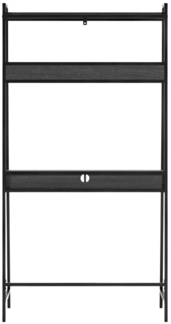 Signature Design by Ashley® Yarlow Black Office Desk and Shelf-3